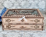 Caja Moños  Personalizada de Fallera "Els meus monyos"