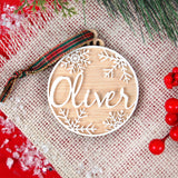 Bola Navidad Snow natural personalizada