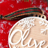 Bola Navidad Snow natural personalizada