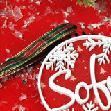 Bola Navidad Snow roja personalizada