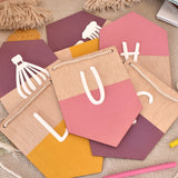 Guirnalda madera personalizada Colours