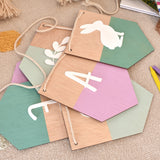 Guirnalda madera personalizada Colours