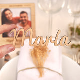 Marcasitios Madera con imán personalizados