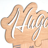 Medidor madera Arcoíris Menta personalizado