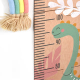 Medidor madera Dinosaurios personalizado