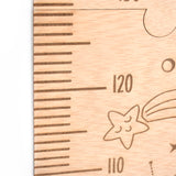 Medidor madera Planetas personalizado grabado