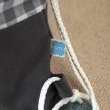 Mochila Vichy Gris personalizada