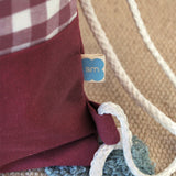 Mochila Vichy Malva personalizada