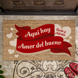 Felpudo personalizado Amor del bueno