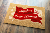 Felpudo personalizado Amor del bueno