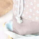Bolsita Almuerzo personalizada Estrellas Rosas