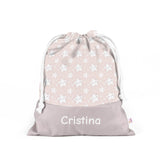 Bolsita Almuerzo personalizada Estrellas Rosas