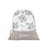 Bolsita Almuerzo personalizada Koalas