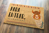 Felpudo divertido Para entrar, llama