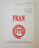Delantal Oficial Masterchef Adulto Personalizado-Producto con Licencia RTVE Oficial.