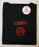 Delantal Oficial Masterchef Adulto Personalizado-Producto con Licencia RTVE Oficial.