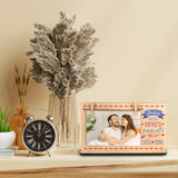 Marco fotos madera personalizado color San Valentín - Infinito