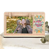Marco fotos madera personalizado color Besos Mamá