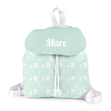 Mochila Solapa personalizada Lunas Mint