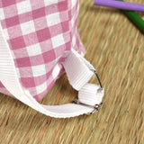 Pack Mochila y Bolsita Vichy Malva personalizado
