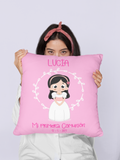 Cojín Personalizado niña "Mi Primera Comunión". Varios diseños y tamaños
