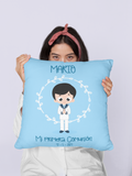 Cojín Personalizado niño Marinero "Mi Primera Comunión". Varios diseños y tamaños