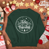 Sudadera Navidad adulto Retro Feliz Navidad. Color a elegir