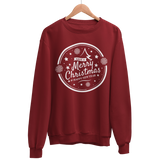 Sudadera Navidad adulto Retro Merry Christmas. Color a elegir