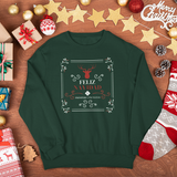 Sudadera Navidad adulto Vintage Feliz Navidad