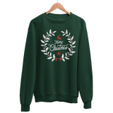 Sudadera Navidad adulto Vintage Merry Christmas