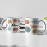Taza divertida Frases Mamá Stars