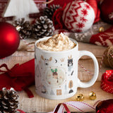 Taza Navidad personalizada con foto Animales