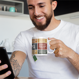 Taza divertida Frases Papá Minimal