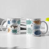 Taza divertida Frases Papá Stars
