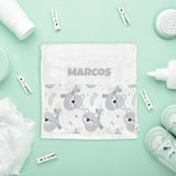 Toalla guardería personalizada Koalas