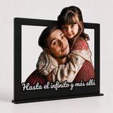 Cuadro Personalizado con Foto 3D | Figura Personalizada con Foto | Regalo Personalizado para Pareja, Familia, Padres, Madres, Abuelos y Mascotas