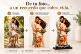 Caricatura Personalizada 3D | Figura Recortada a la Silueta | Regalo Original para Pareja, Familia, Abuelos, Cumpleaños, Aniversario y Navidad