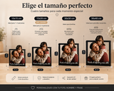 Cuadro Personalizado con Foto 3D | Figura Personalizada con Foto | Regalo Personalizado para Pareja, Familia, Padres, Madres, Abuelos y Mascotas