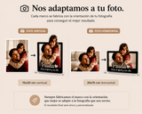 Cuadro Personalizado con Foto 3D | Figura Personalizada con Foto | Regalo Personalizado para Pareja, Familia, Padres, Madres, Abuelos y Mascotas