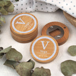 Abrebotellas Madera personalizado. Diseño a elegir