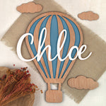 Globo Madera Personalizado. Color a elegir