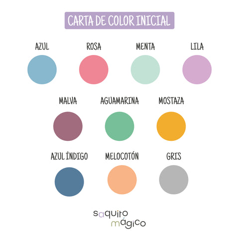 Inicial con nombre. Elige el color y tamaño. Saquito Mágico – saquitomagico