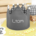 Corona cumpleaños Vichy personalizada. Color a elegir