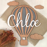 Globo Madera Personalizado. Color a elegir