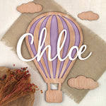 Globo Madera Personalizado. Color a elegir