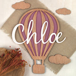 Globo Madera Personalizado. Color a elegir