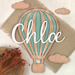 Globo Madera Personalizado. Color a elegir