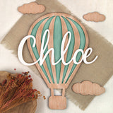 Globo Madera Personalizado. Color a elegir