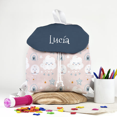 Mochila Solapa personalizada Arcoíris