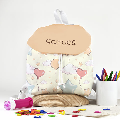 Mochila Solapa personalizada Globos